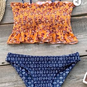 CupShe (optional straps) Patterned Bikini Swimsuit